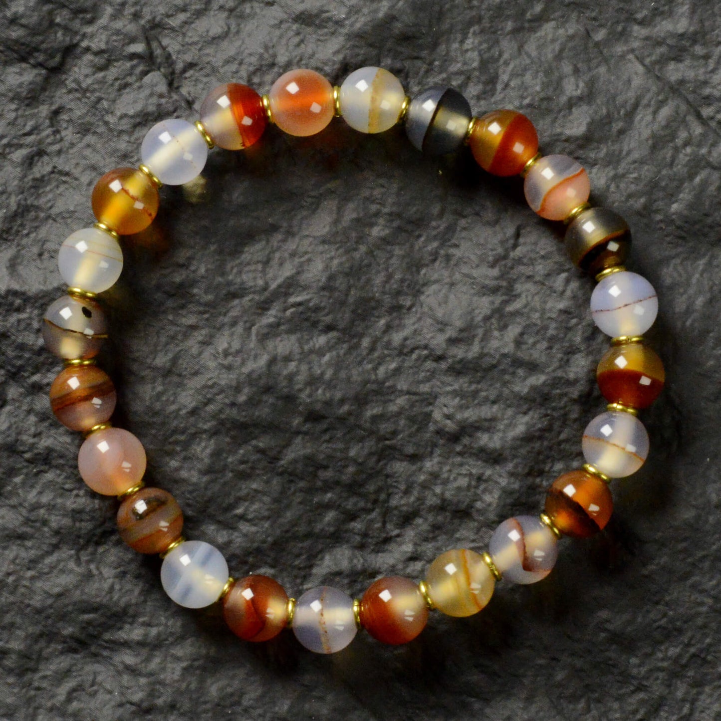 Vajra Rainbow Agate Bracelet