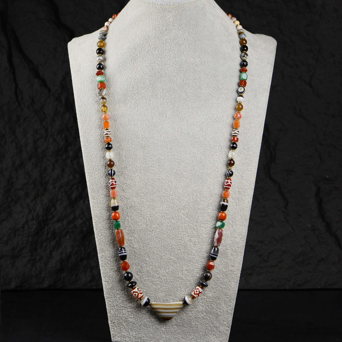 Vajra Multicolor Agate Necklace
