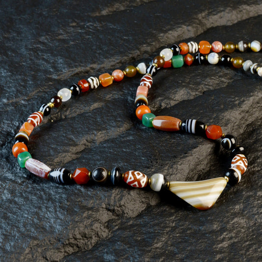 Vajra Multicolor Agate Necklace