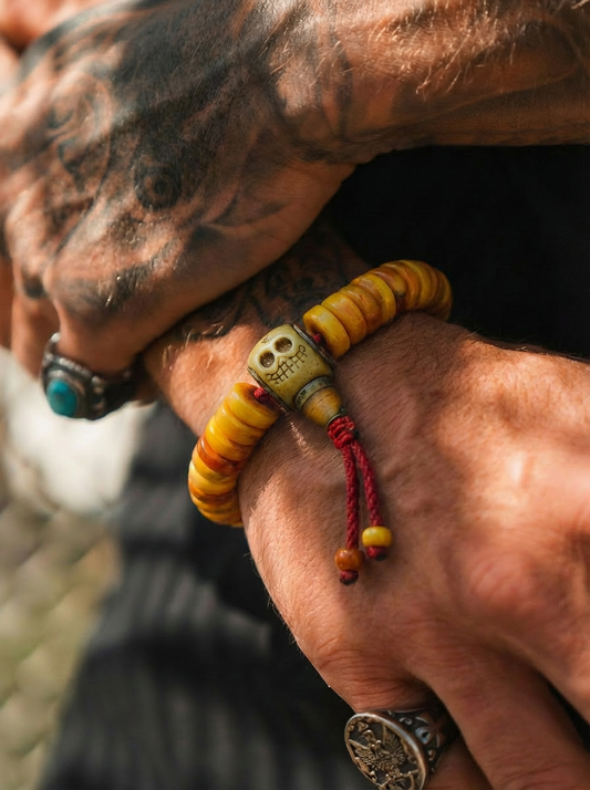 Vajra Tibetan Yak Bone Bracelet
