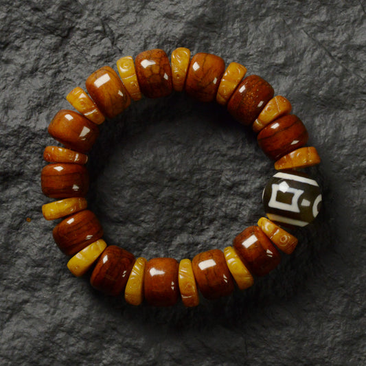 Vajra Tibetan Yak Bone Bracelet