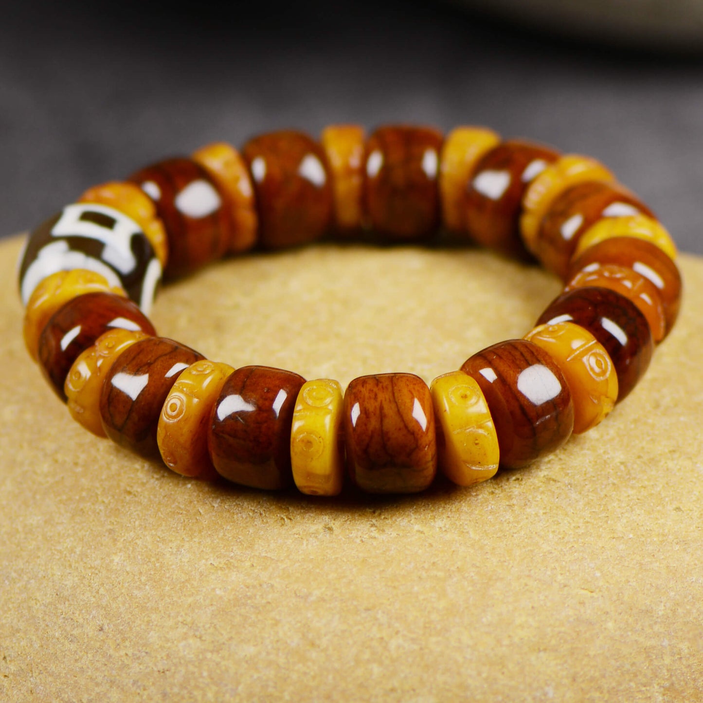 Vajra Tibetan Yak Bone Bracelet