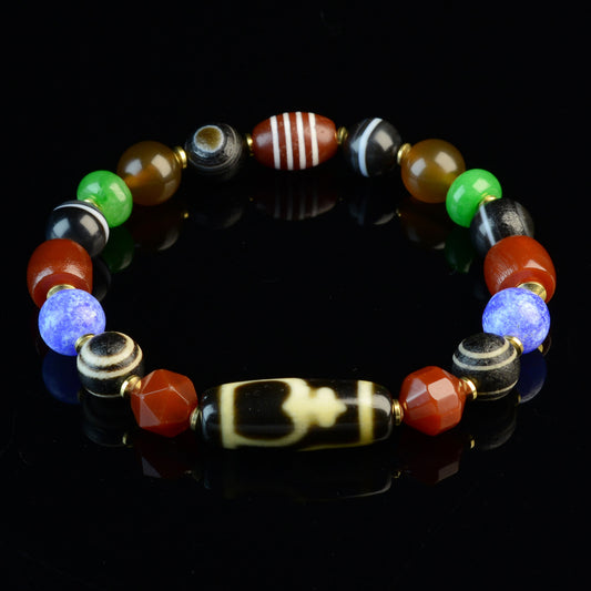 Vajra Vase Dzi Amulet Bracelet