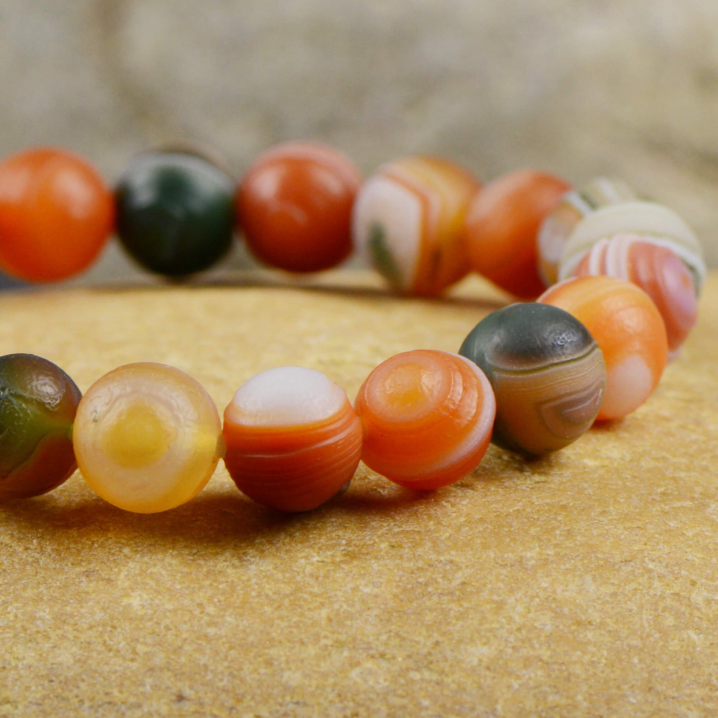 Vajra Alxa Natural Agate Bracelet