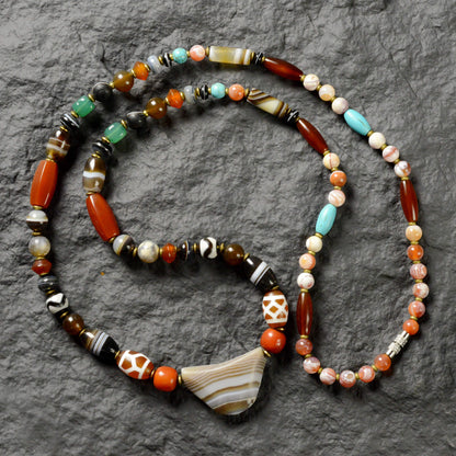 Vajra Multicolor Agate Necklace