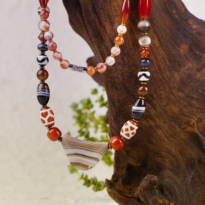 Vajra Multicolor Agate Necklace