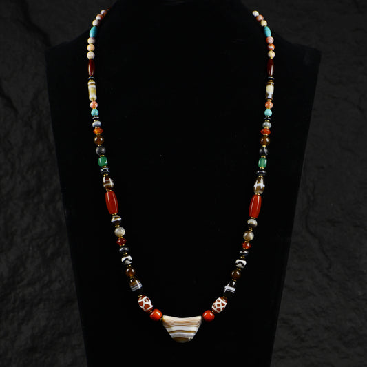Vajra Multicolor Agate Necklace