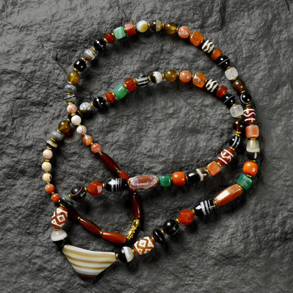 Vajra Multicolor Agate Necklace