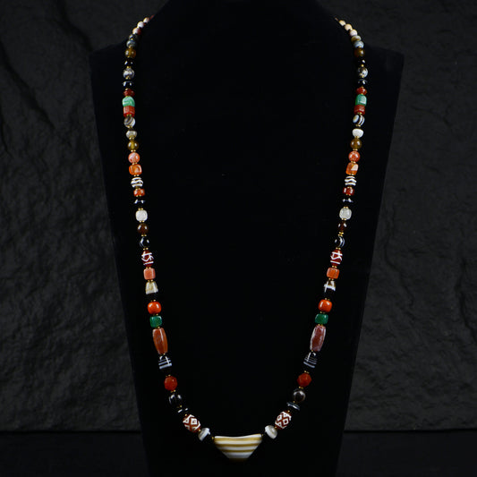 Vajra Multicolor Agate Necklace