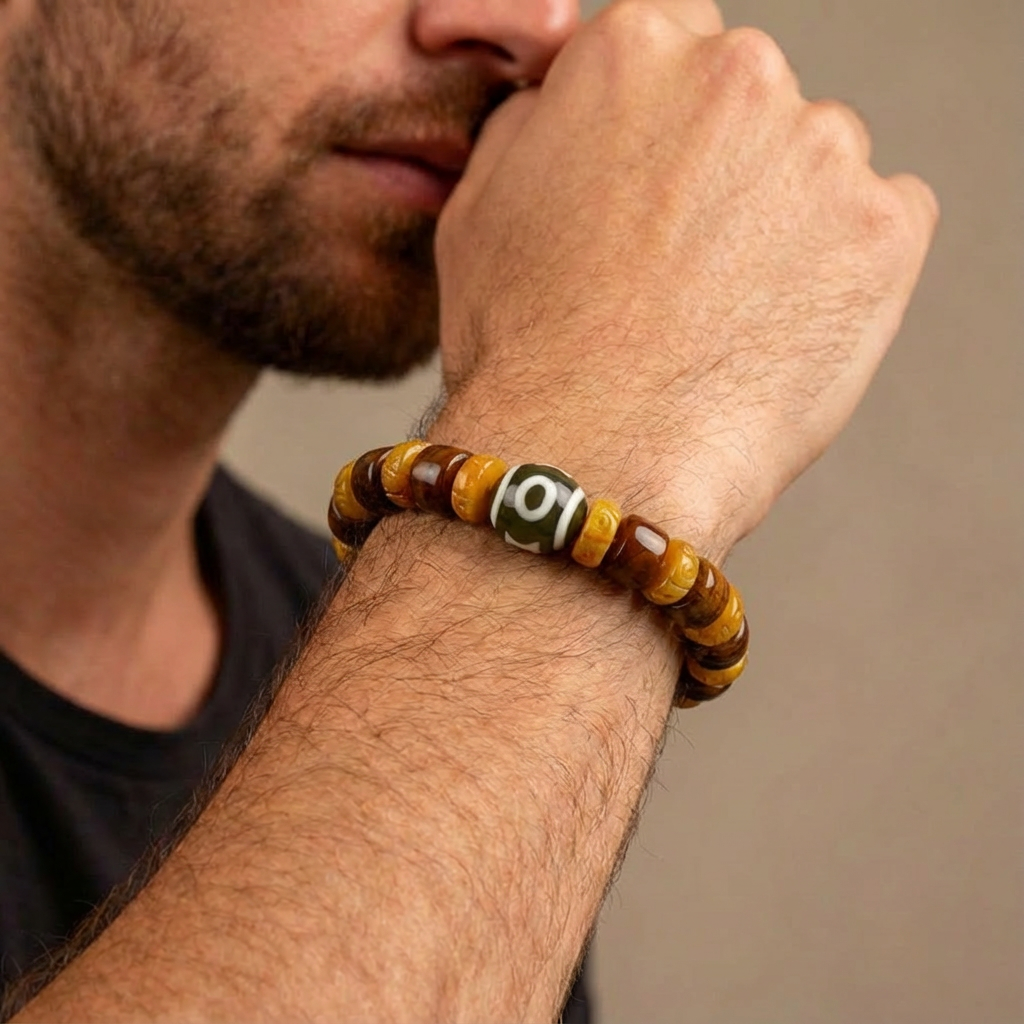 Vajra Tibetan Yak Bone Bracelet