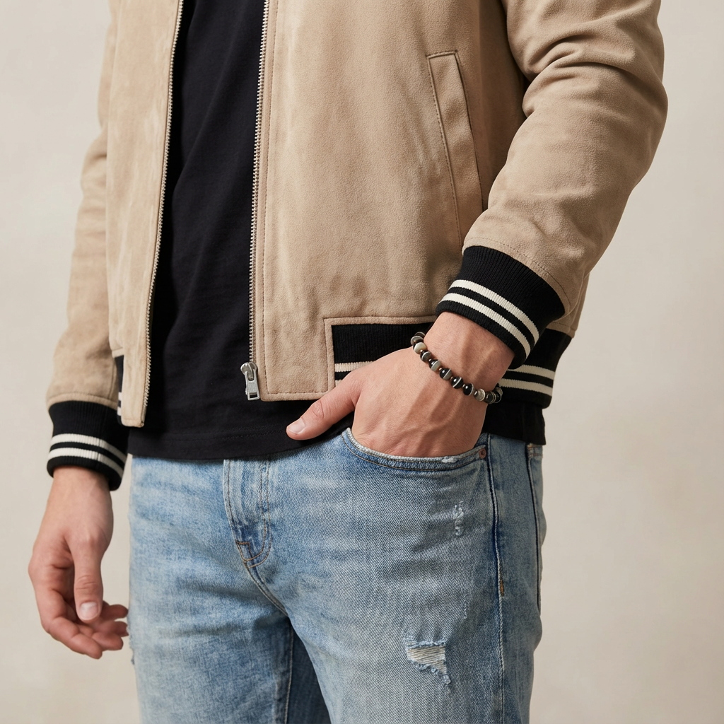 Vajra Dual-Tone Bhaisajyaguru Bead Energy Bracelet